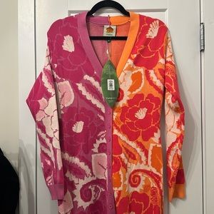 Farm Rio Groove Cardigan Dress